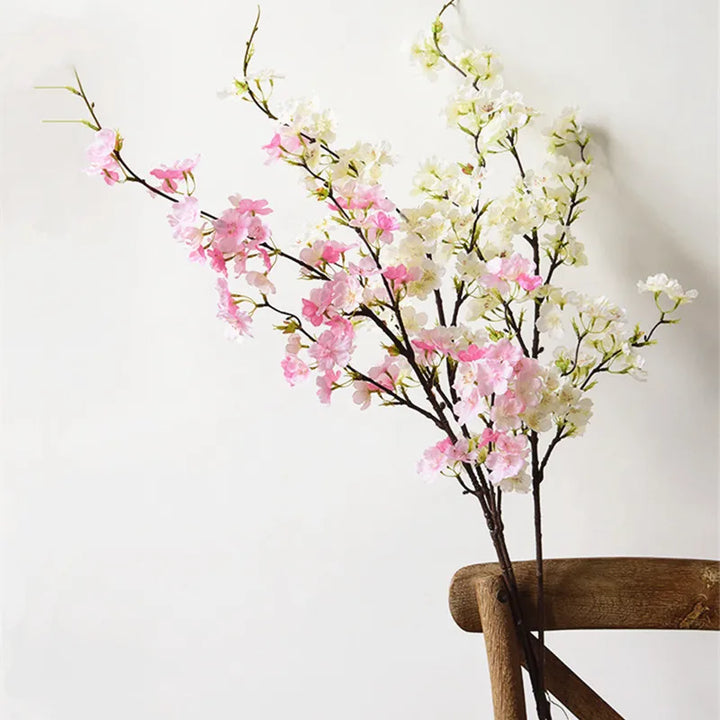 Cherry Blossom Silk Branch - Elegant Room Decor and Wedding Accent