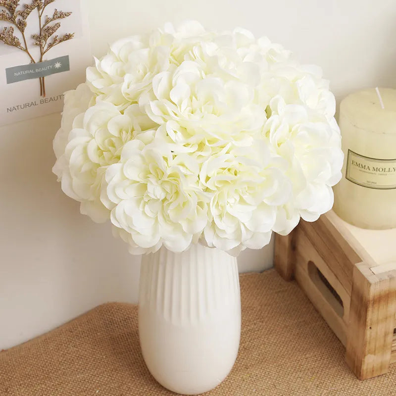 5-Piece High Quality Artificial Peony Flowers Bouquet