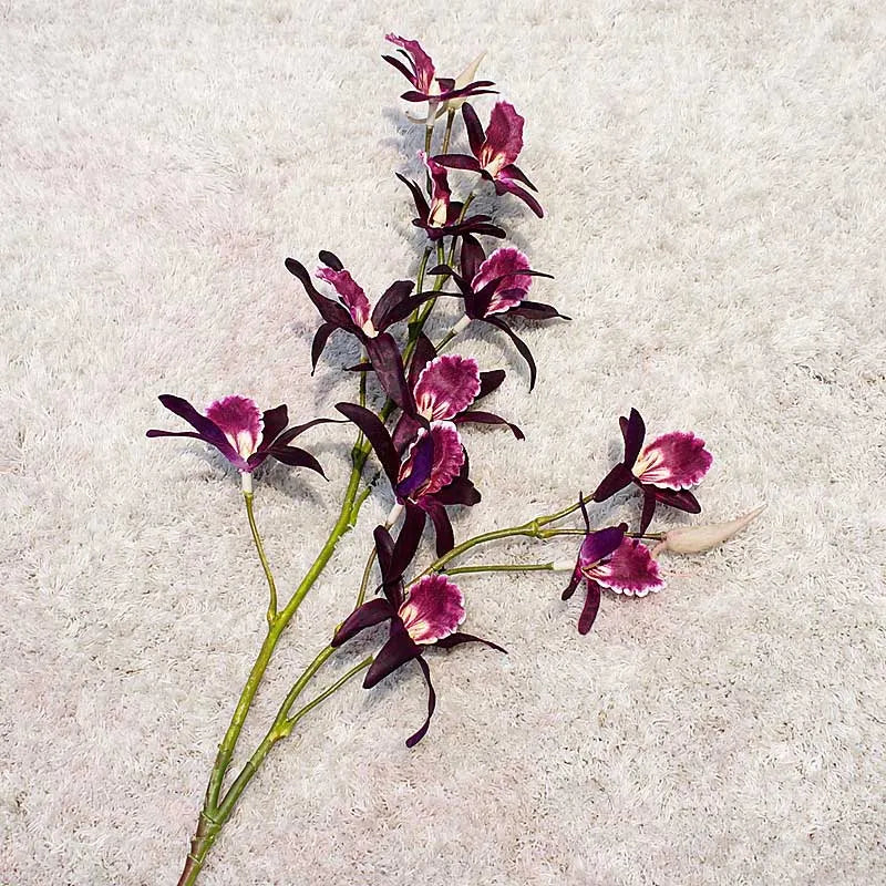 Elegant Silk Butterfly Orchid Branch for Stylish Home Decor and Events