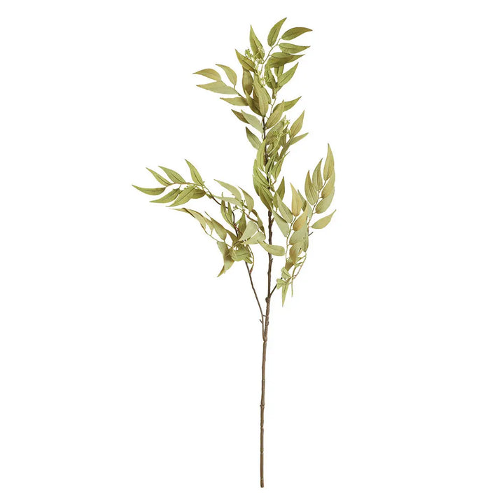 Bamboo Leaf Silk Flowers Branch - Wedding Home Decor