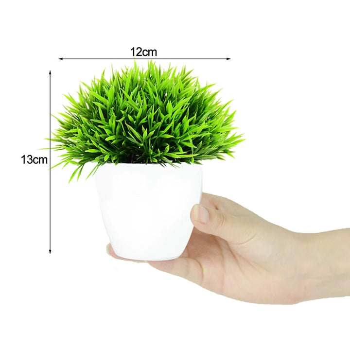 Artificial Green Bonsai Tree Set for Indoor and Outdoor Decoration