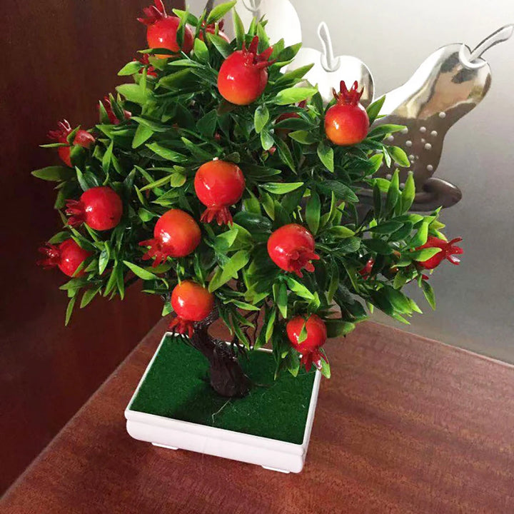 Artificial Bonsai Tree with Fruit Decor - Elegant Home and Wedding Accent