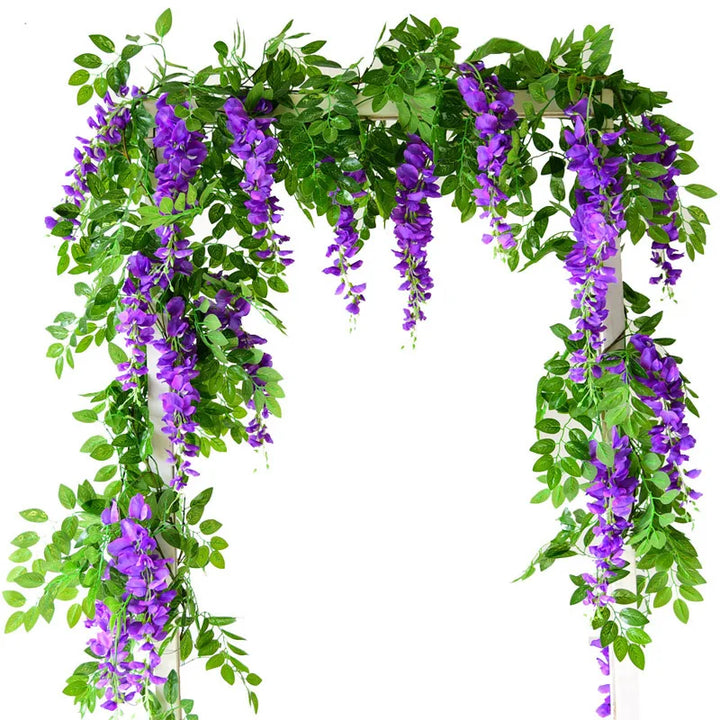 2-Meter Artificial Wisteria Garland