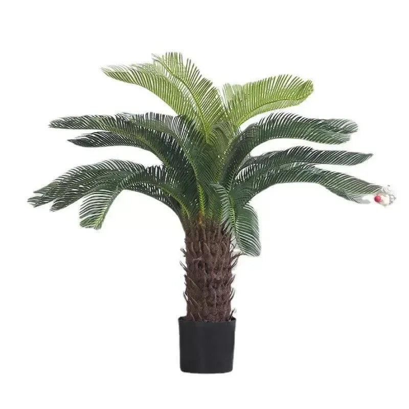 Artificial Potted Coconut Palm Tree - Indoor/Outdoor Fake Plant