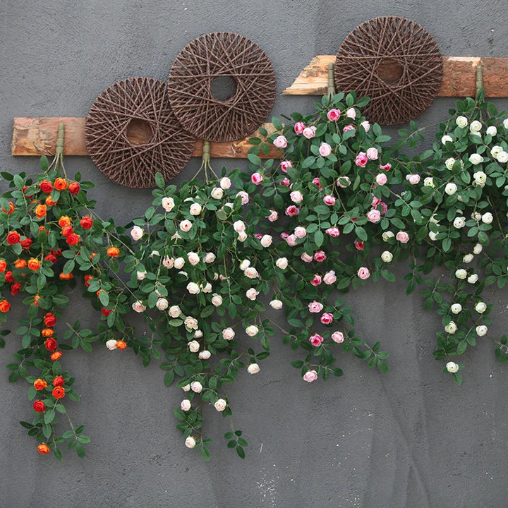 Artificial Ivy Leaf Garland Hanging Wall Silk Flower Vine for Home Wedding Garden Party Decor