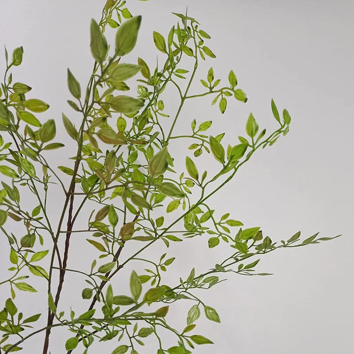 Greenery Faux Eucalyptus and Bamboo Branch for Home and Event Decor