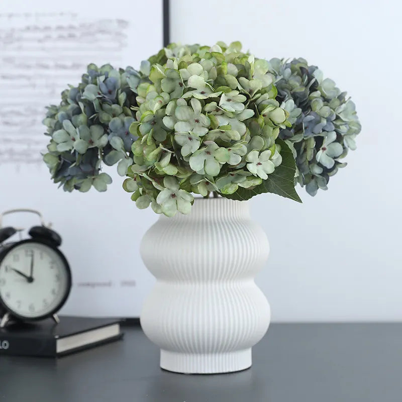 Autumn Hydrangea Silk Artificial Flower - Retro Style Home Decor