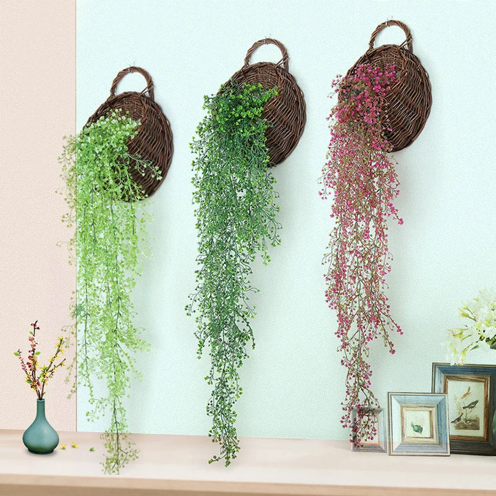 75cm Artificial Willow Vine with 5 Forks - Home Garden Wall Decor