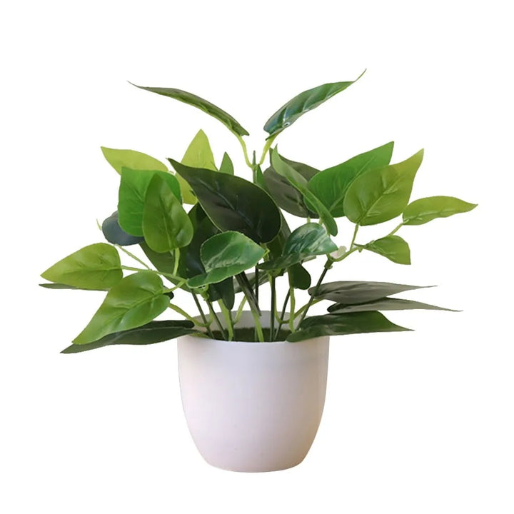 Artificial Bonsai Plant with Realistic Green Leaves - Home and Office Decor