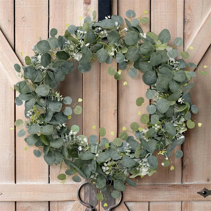 Faux Eucalyptus Garland Set - 6' Artificial Greenery Vines for Wedding and Home Decor