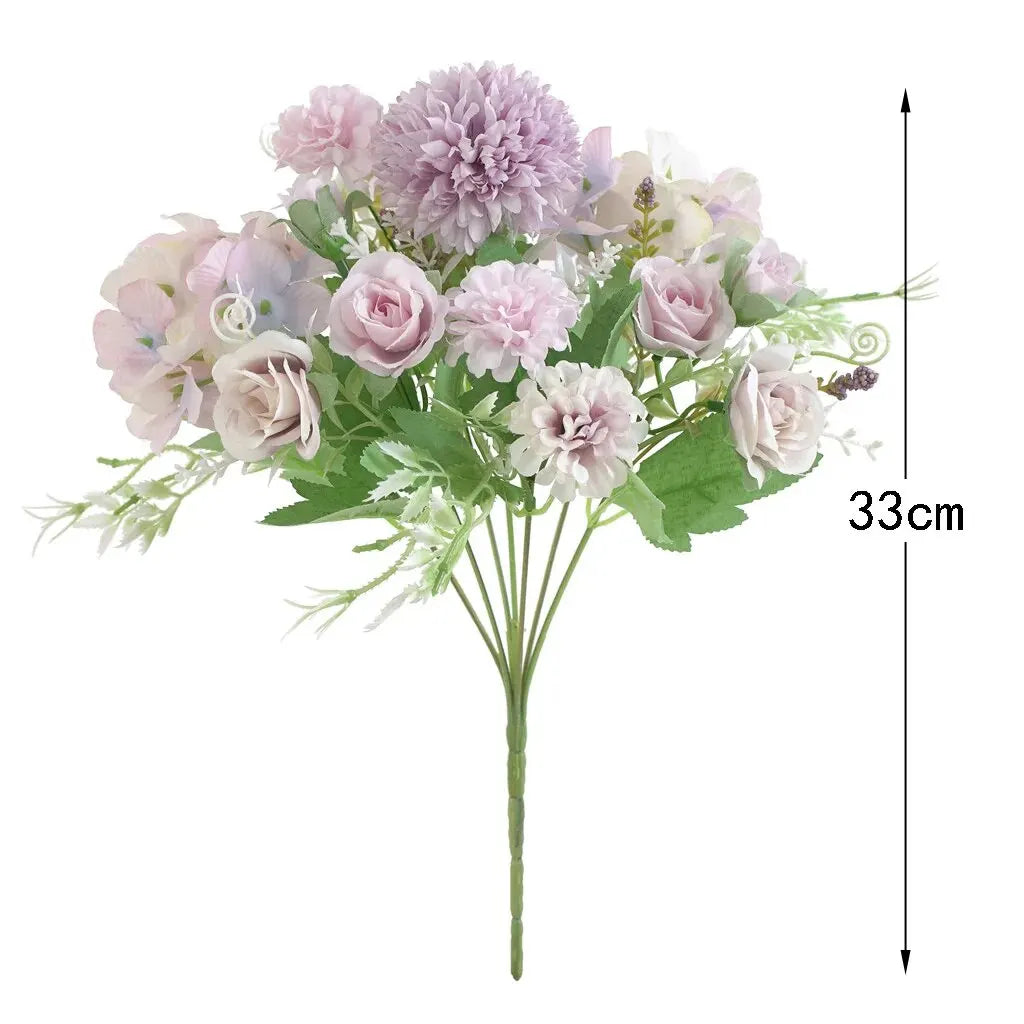 7-Fork Artificial Hydrangeas - Wedding and Home Decor Essential