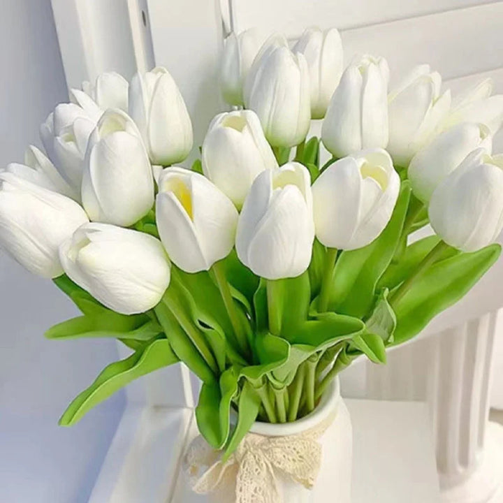 Tulip Bouquet Artificial Flowers - Set of 10