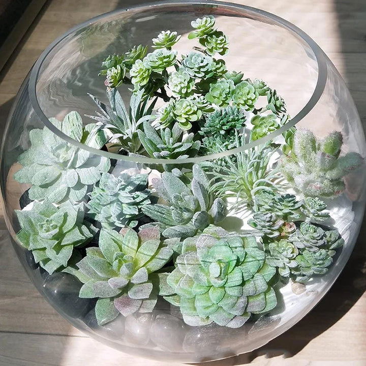 11-Piece Realistic Artificial Succulent Plant Set