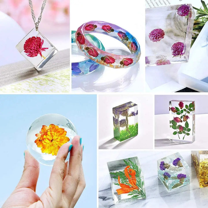 100pcs Handmade Natural Dried Flower Mix