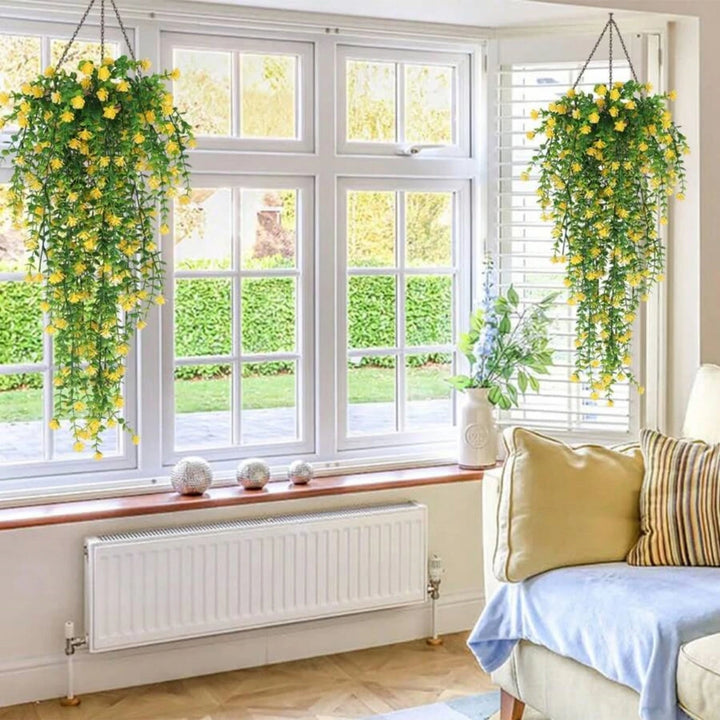 Artificial Flower Ivy Vines Set - Realistic Hanging Plants for Home and Wedding Decor