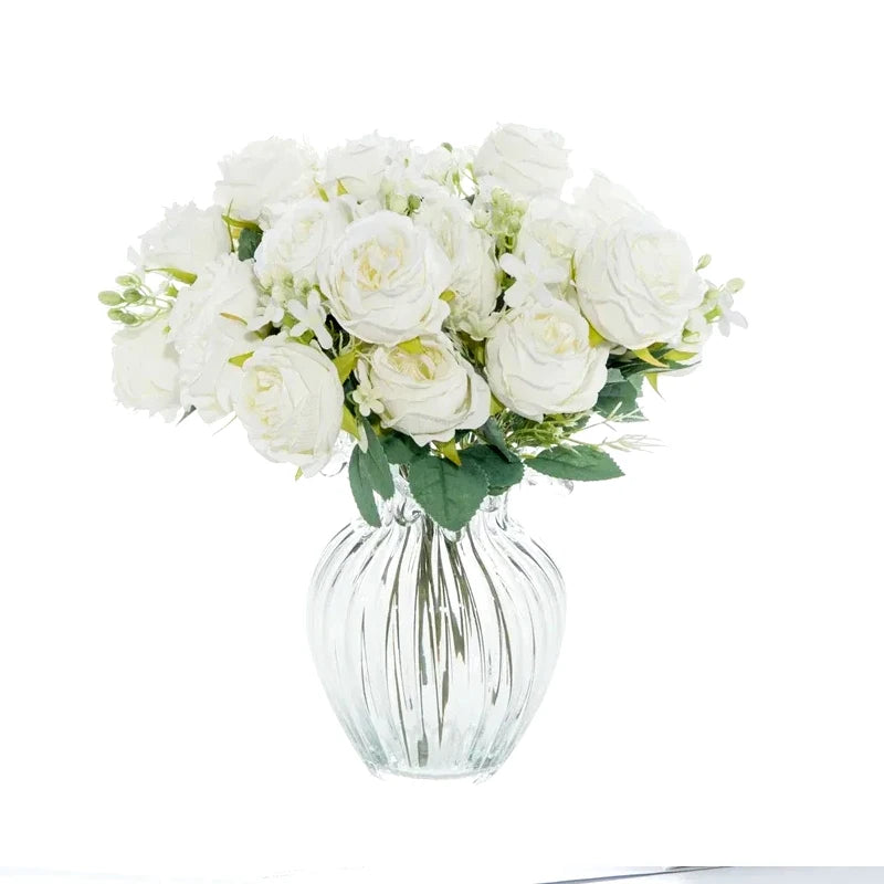 Artificial Peony Flower Bouquet Set - Home Wedding Decor