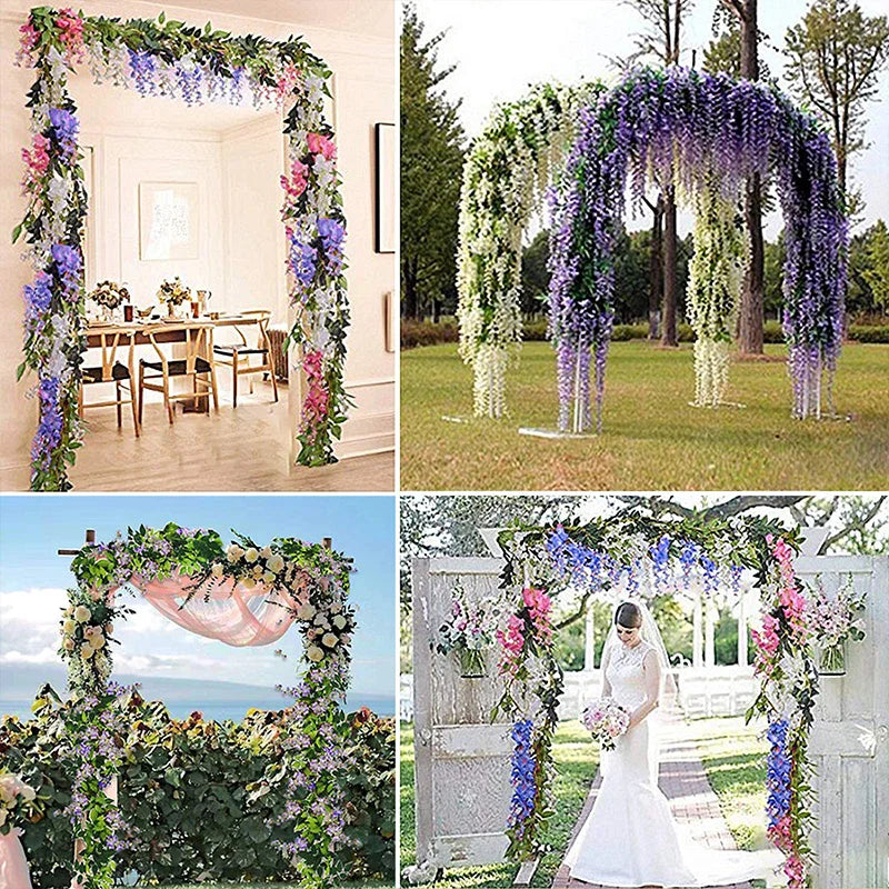 2-Meter Artificial Wisteria Garland