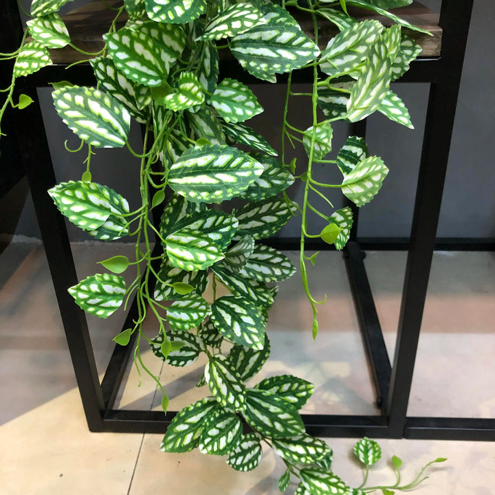 Green Rattan Leaf Vine Hanging Plant Decoration for Home Garden