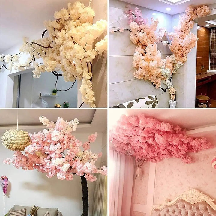 Pink Cherry Blossom Tree (4 Feet) - Elegant Artificial Decor for Home, Office, and Special Occasions