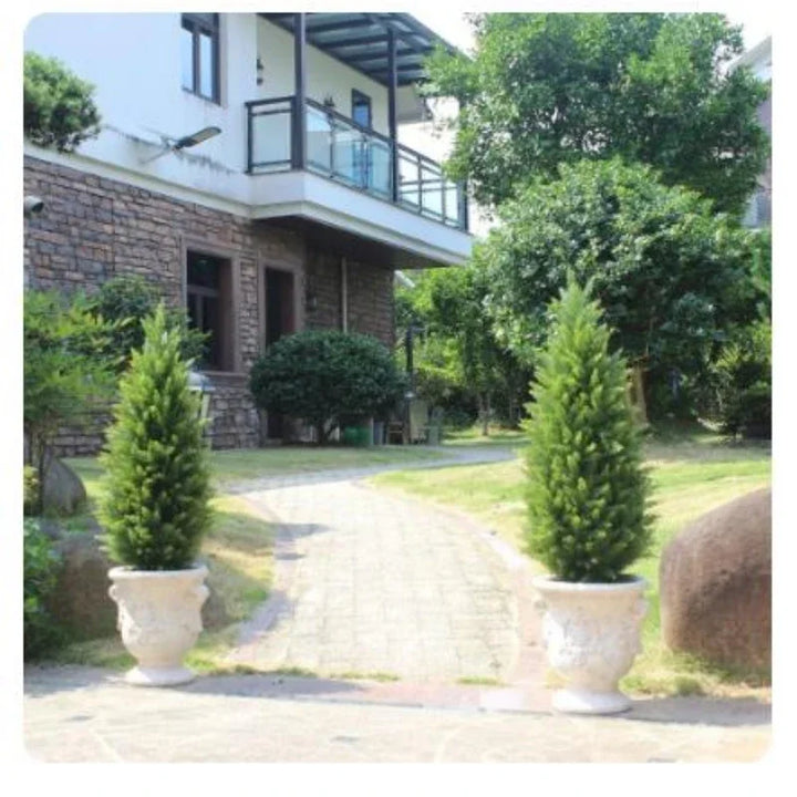 UV Resistant Artificial Cedar Topiary Tree - 180cm Height