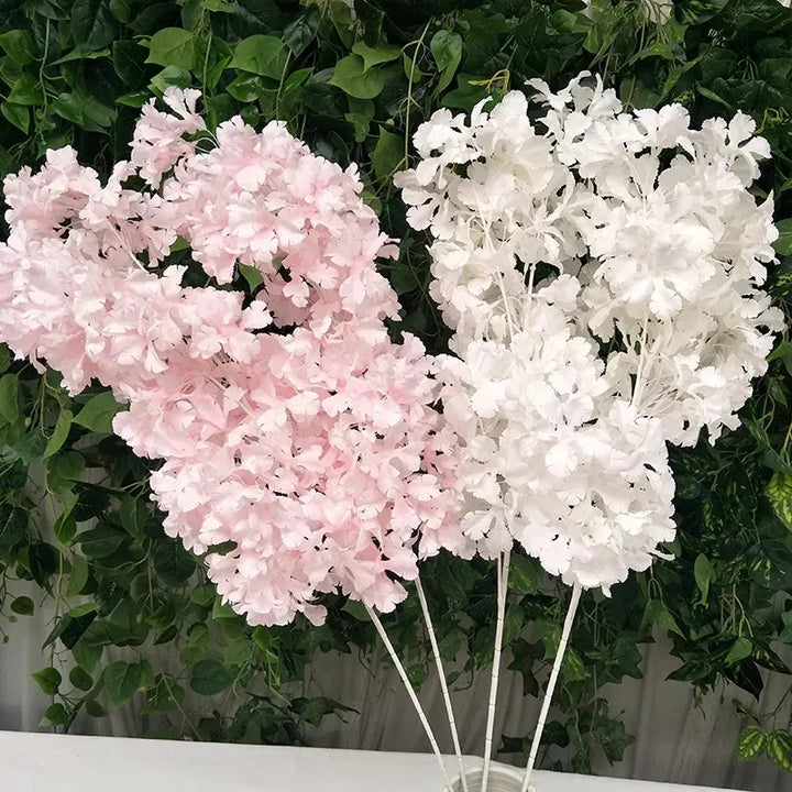 White Silk Hydrangea Branch Artificial Flowers Wedding Decor
    White Silk Cherry Blossom Wedding Arch Decoration
    White Stem Silk Cherry Blossom Wedding Decor