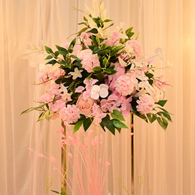 Wedding Peony and Rose Flower Ball Centerpiece - Artificial Flowers for Weddings, Parties, and Special Occasions