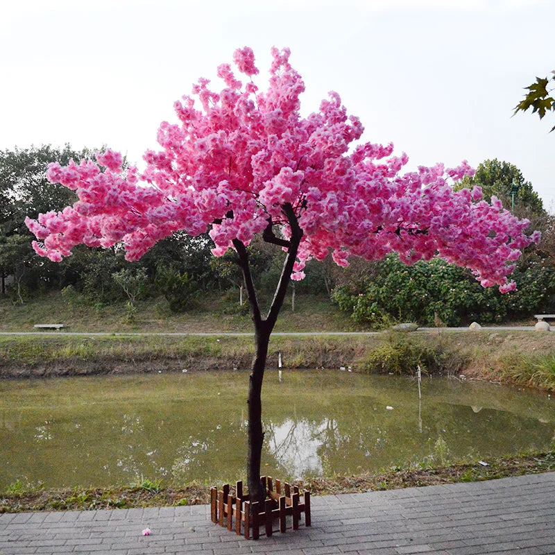 Cherry Blossom Wishing Tree - Elegant Artificial Peach Blossom Bonsai