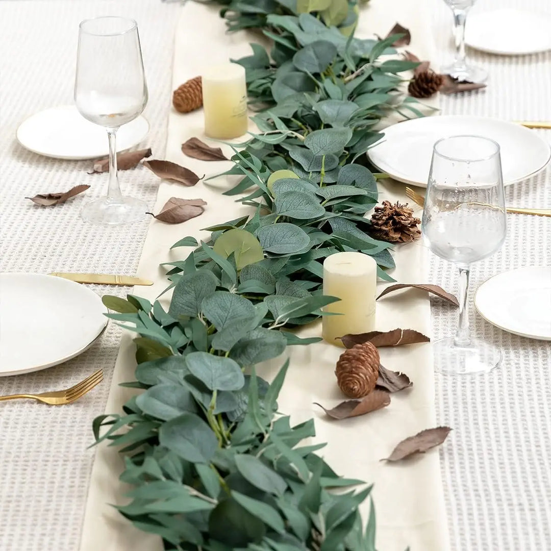 Greenery Elegance: DIY Artificial Eucalyptus Garland for Wedding and Party Decor