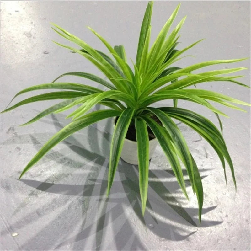 Artificial Chlorophytum Silk Plant - 30cm Tall Indoor Table Decoration