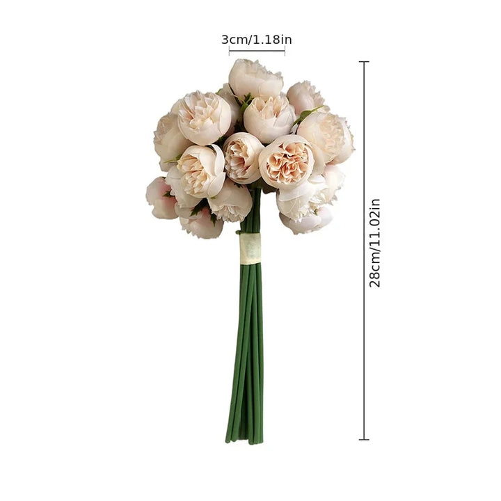 Artificial Rose Peony Bouquet - Home Party Table Decor