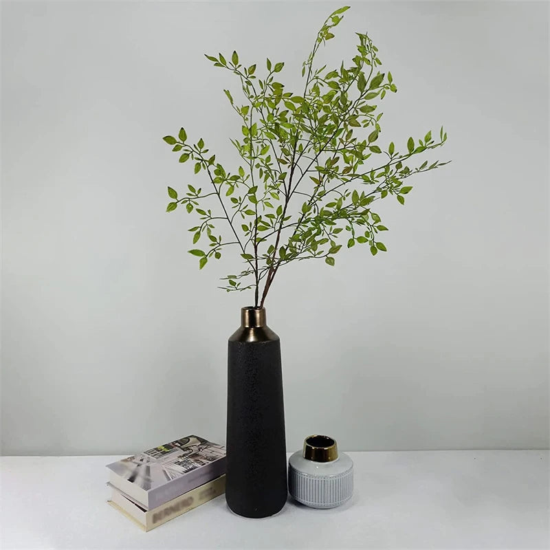 Greenery Faux Eucalyptus and Bamboo Branch for Home and Event Decor