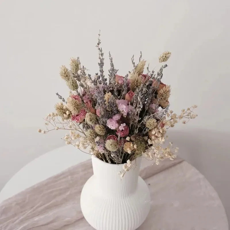 Lavender Blossom Delight Dried Flower Bouquet for Home Decor and Gifts