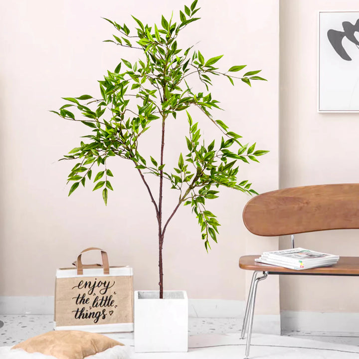 Artificial Blue Sky Bamboo Ficus Tree - Outdoor and Home Decor