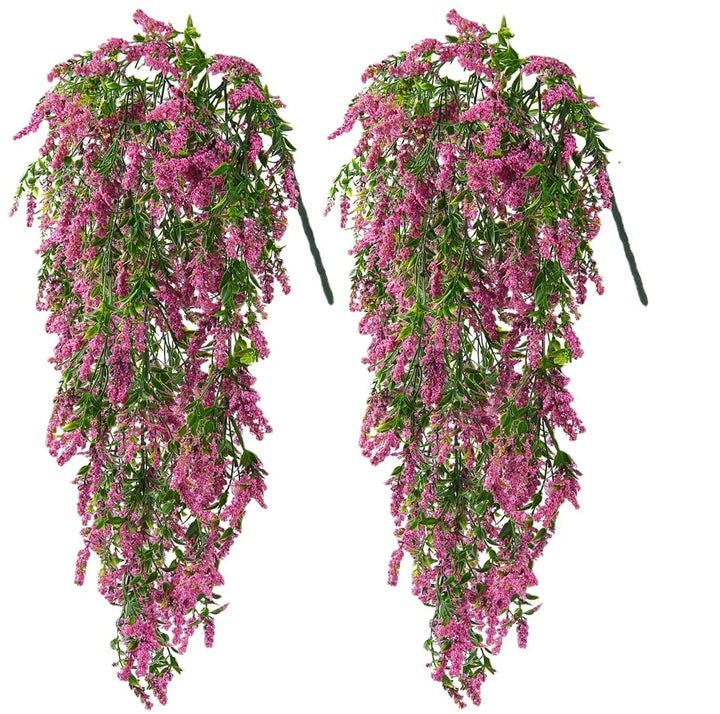 Artificial Lavender Bouquet Hanging Plants for Wedding Garden Home Decor