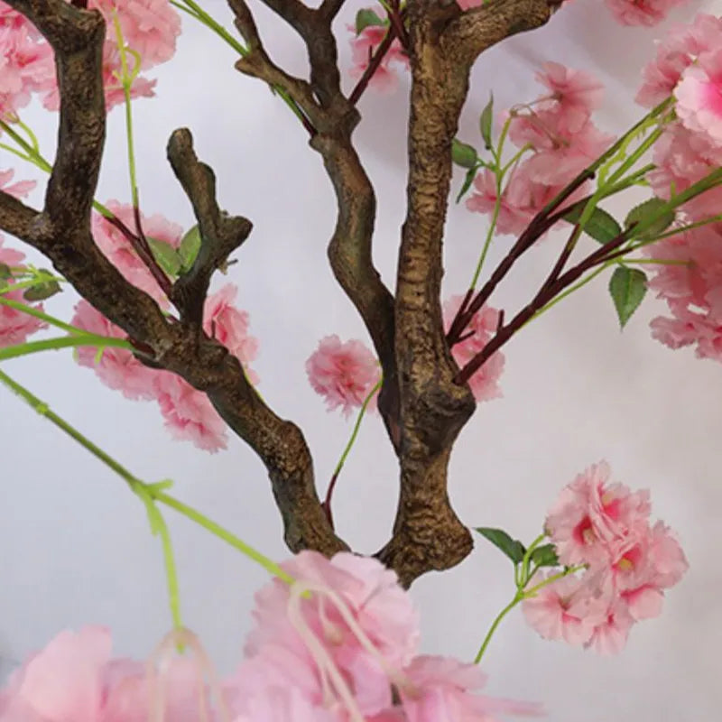 Cherry Blossom Bonsai Tree - Lifelike Artificial Plant for Home Decoration