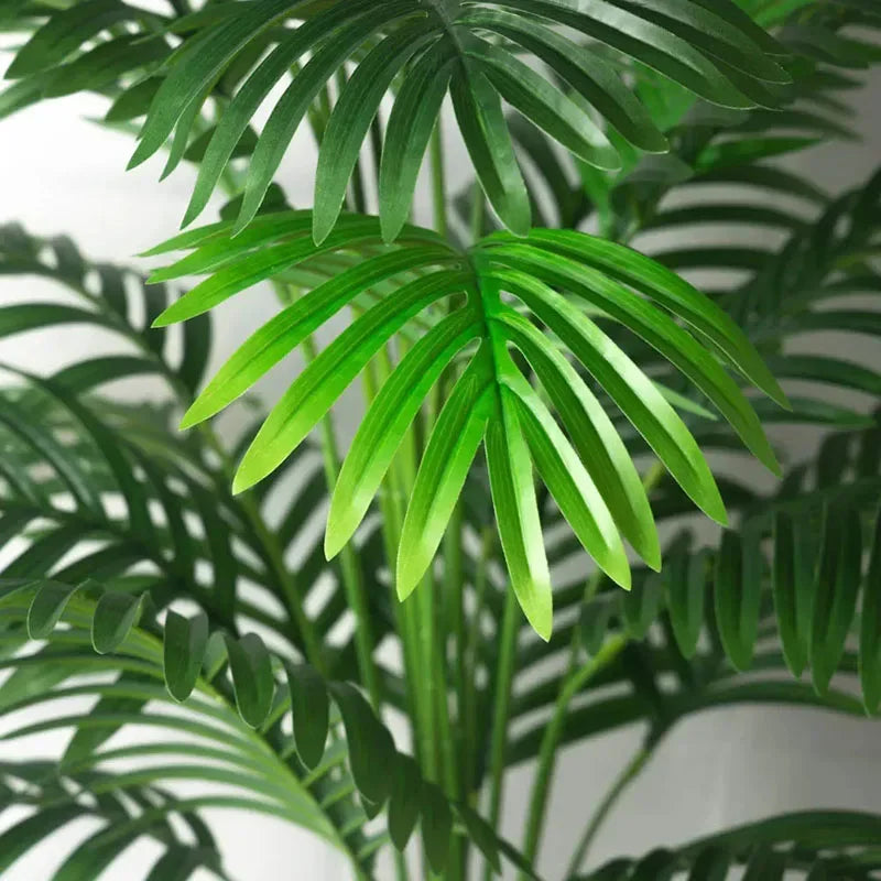 Large 150cm Artificial Palm Tree with Monstera Leaves - Home Garden Decor