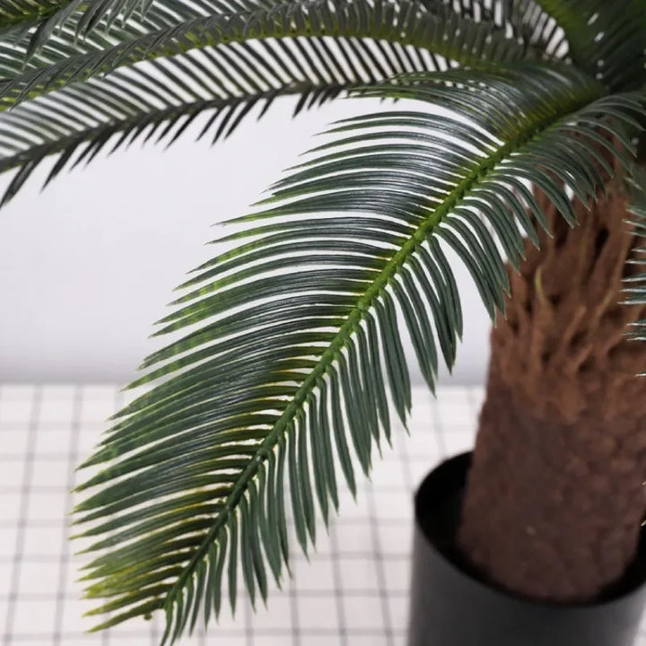 Artificial Potted Coconut Palm Tree - Indoor/Outdoor Fake Plant