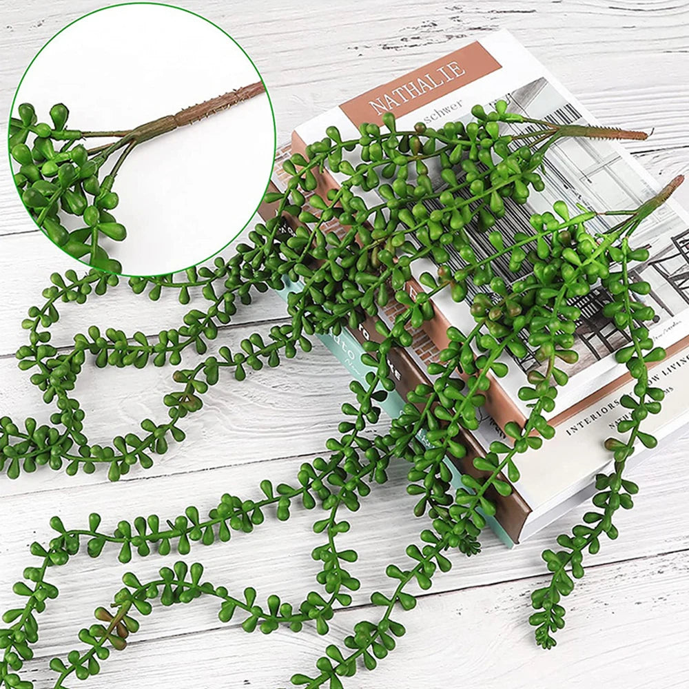 Greenery-Inspired Artificial Succulent Vine for Home and Party Decoration