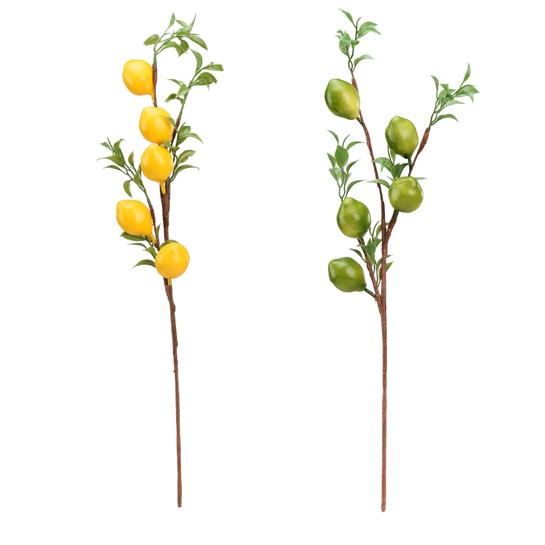 Fresh Style Artificial Lemon Branch for Home Decor and Party Dressing