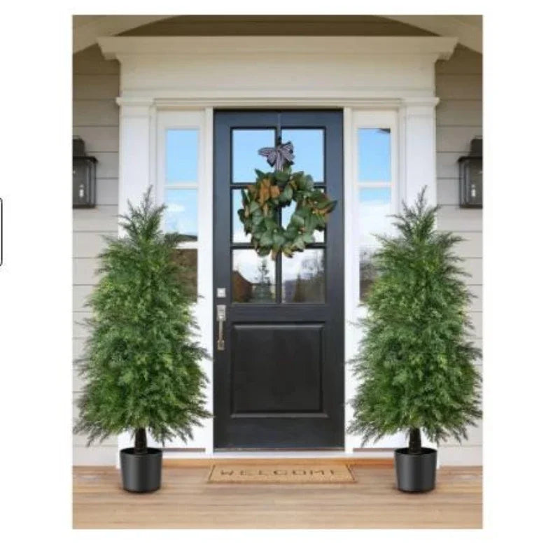 Cedar Topiary Trees & Shrubs Set - Premium UV Resistant Garden Ornaments