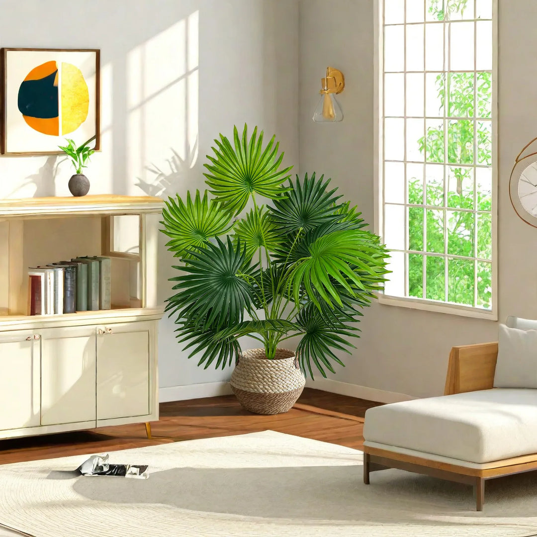 Tropical Paradise: Realistic Artificial Palm Tree for Easy Indoor Décor