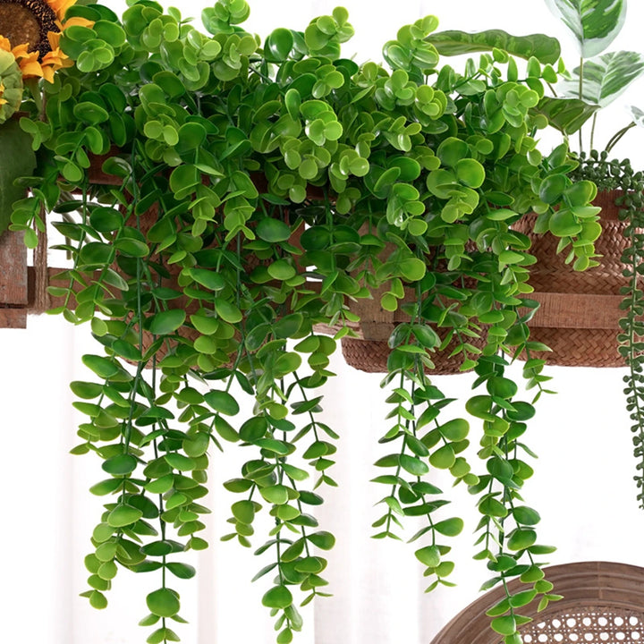 Elegant 60CM Eucalyptus Vine Artificial Plant for Home and Garden Decor