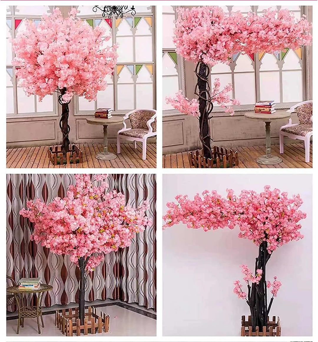 Pink Cherry Blossom Tree (4 Feet) - Elegant Artificial Decor for Home, Office, and Special Occasions