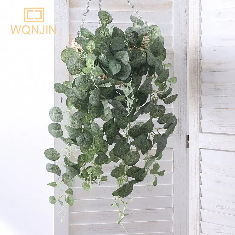 Elegant Artificial Eucalyptus Wood Plant for Indoor and Outdoor Decor