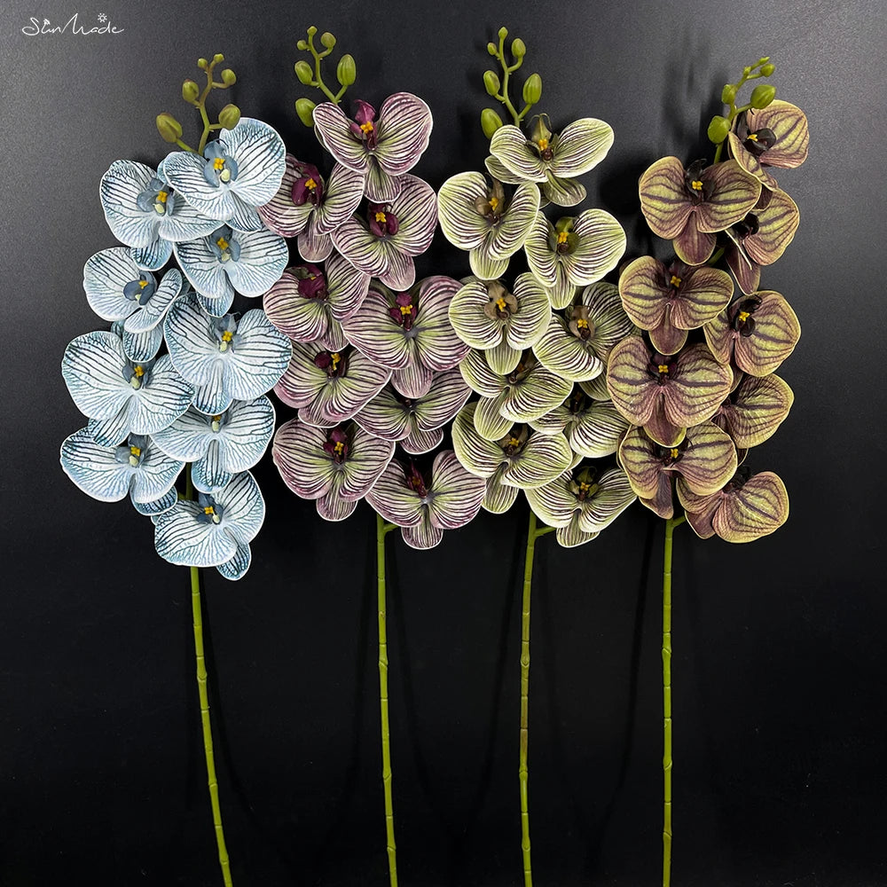 Orchid Elegance - Luxurious 3D Artificial Floral Arrangement for Home and Wedding Decor