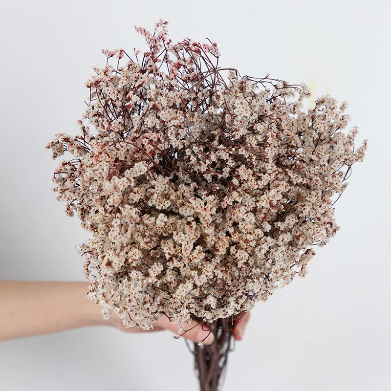 Everlasting Love Natural Dried Hydrangea Flower Arrangement for Home and Wedding Decor