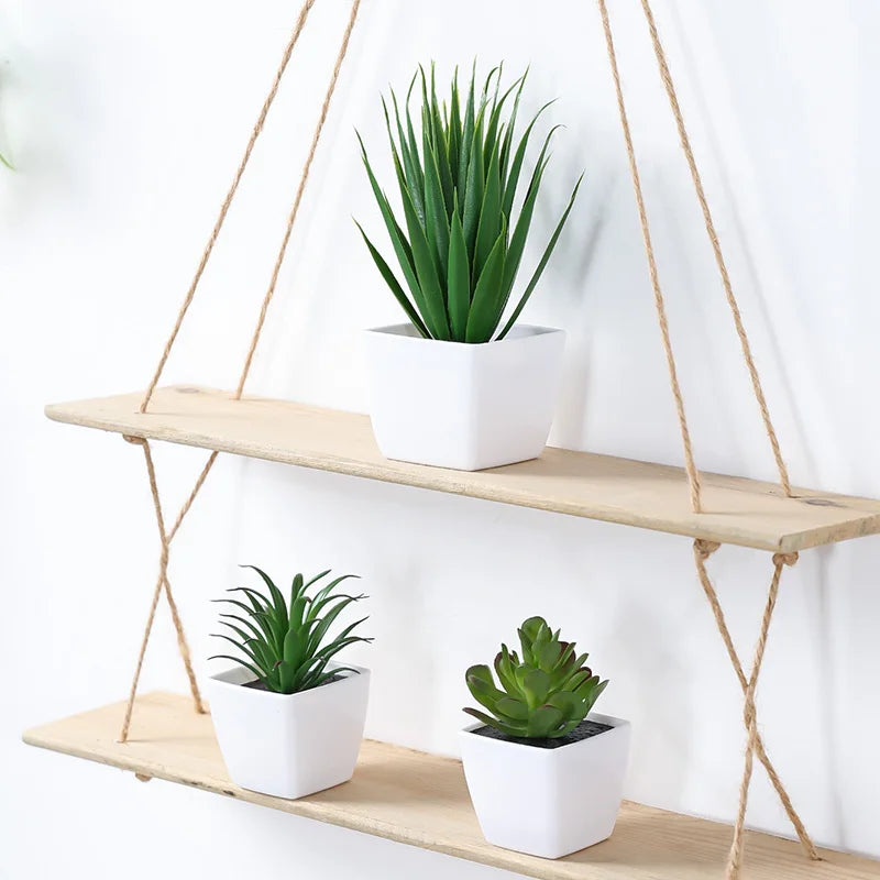 Artificial Mini Potted Plants Trio for Home, Restaurant, and Office Decor