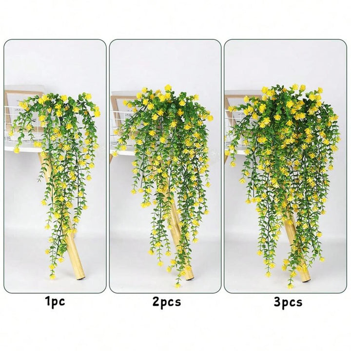 Artificial Flower Ivy Vines Set - Realistic Hanging Plants for Home and Wedding Decor