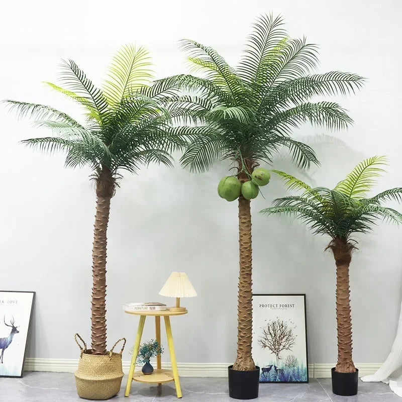 Tropical Silk Palm Tree - Indoor/Outdoor Decor Plant