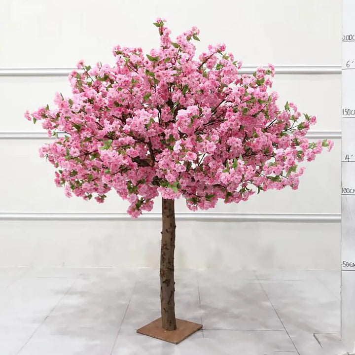 Pink Cherry Blossom Silk Tree - Elegant Wedding Decor